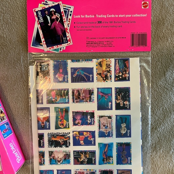 Barbie Poster of the all 300 Images from 1959-1991 of the Barbie Trading Cards. - Picture 2 of 4